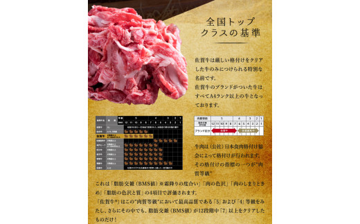 BN034  Ａ5ランク佐賀牛もも切落し750g