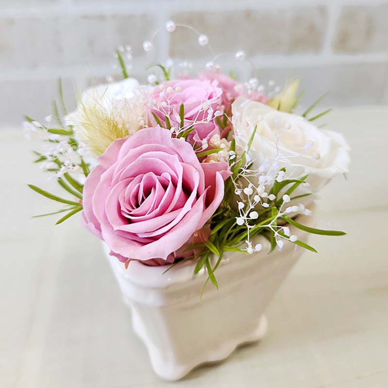 FH022_【2か月毎定期便計６回】プリザーブドフラワーのミニ