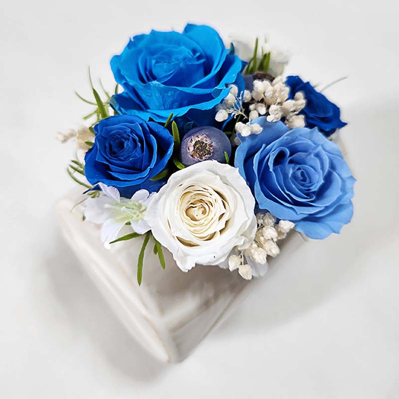 FH022_【2か月毎定期便計６回】プリザーブドフラワーのミニ