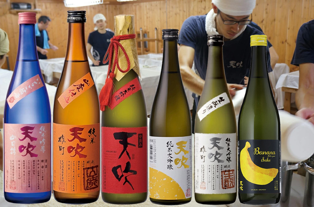 CN035_みやき町の地酒「天吹」花酵母が醸す 大吟醸4品&純米