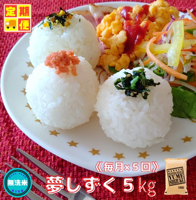 CIC96_『新米予約初回2025年10月発送』【５回定期便】無洗米