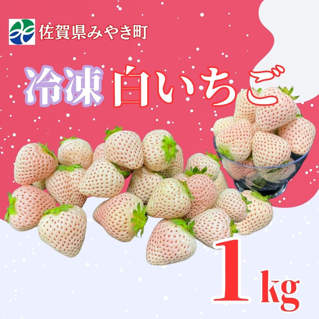 GF007_【2026年6月以降発送】冷凍白いちご１ｋｇ
