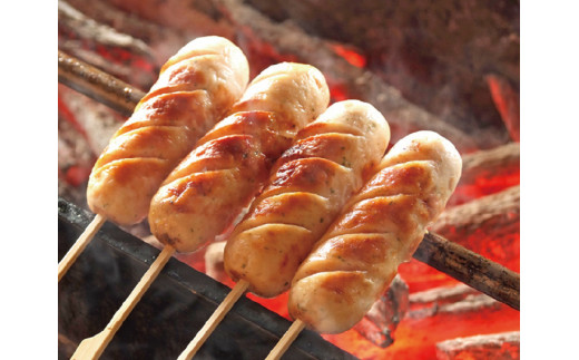 FG019　みつせ鶏100%　ソーセージ30本セット　BBQ　肉汁たっぷ