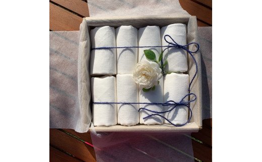 EG117　使うほどに肌触りが良くなるリネン100％フェイスタオ