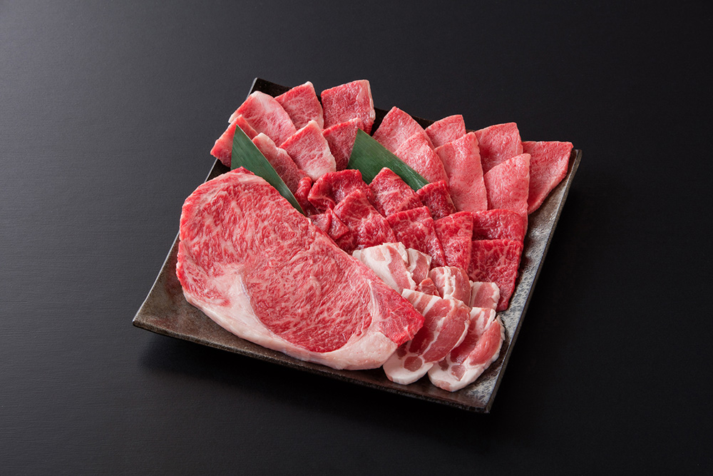 DV087_佐賀県産牛・豚　焼肉セット計550g (5種)