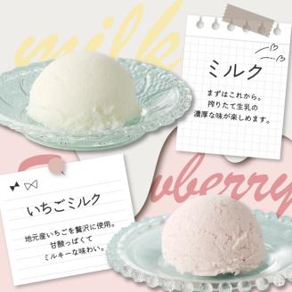 松本牧場アイス定期便　本格ジェラートファミリーセット（500ml×4個×2回） ［500ml×4個］×2回