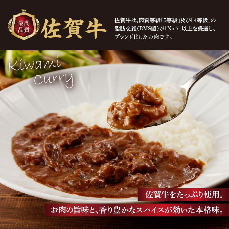 佐賀牛極美カレー（中辛）【200ｇ×5箱】