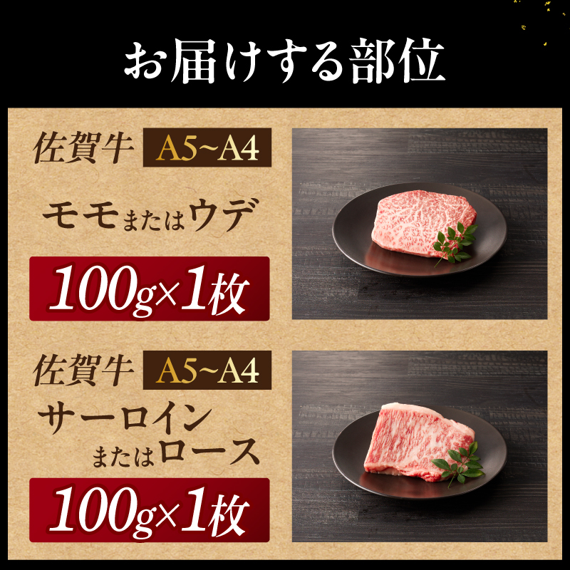 中山牧場 佐賀牛ステーキ 200g ／ 牛肉 肉 お肉 佐賀牛 赤身 霜降り ステーキ モモ ウデ サーロイン ロース 焼き肉 焼肉セット バーベキュー BBQ A5 A4 a5 a4 黒毛和牛 ブランド牛 国産 佐賀県 玄海町 冷凍 200g