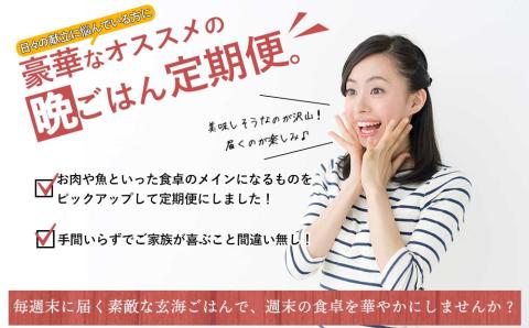 人気のおかずを毎週お届け！便利な晩ごはん定期便【全6回配送】 6回