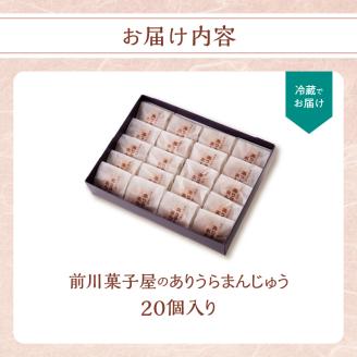 前川菓子屋のありうらまんじゅう（20個入り） 20個