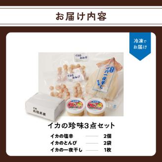 イカの珍味3点セット