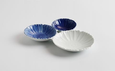 有田焼 伝平窯 花型三種皿（大）2枚セット ヤマト陶磁器: 有田町ANAのふるさと納税