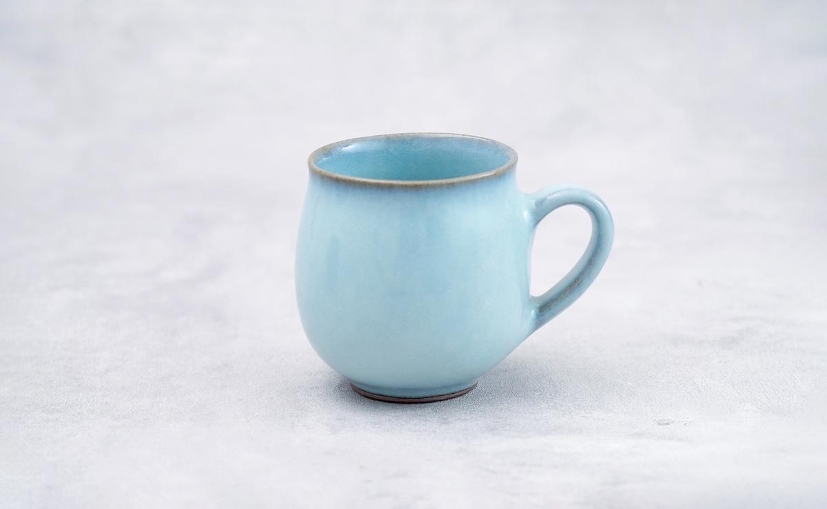 有田焼 月白丸マグカップ【梶原大敬 茂正工房】器 うつわ 