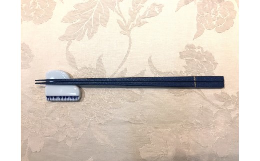 ハーモニー グランドピアノ箸置(2個入り) しん窯・青花 A10-9