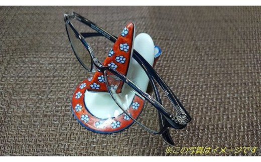 メガネスタンド（梅濃赤） 【九州特産品販売】眼鏡置き場 