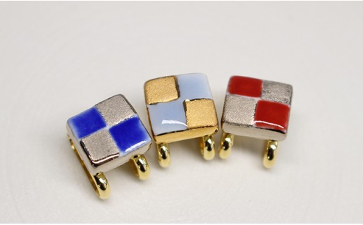 有田焼 帯留め【ハナミズキ】 有田焼 cocosara A24-159