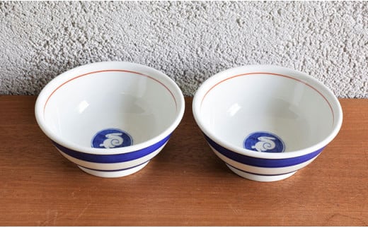 深川製磁 月見うさぎ ペア玉割 小鉢 有田焼 取り鉢 有田焼 