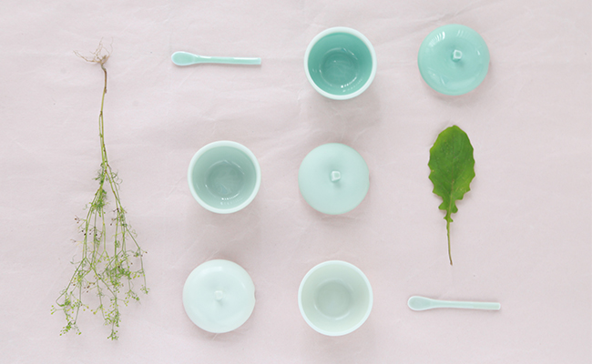 【すきな味、すきな小物を、入れる】有田焼 3つのりんご【