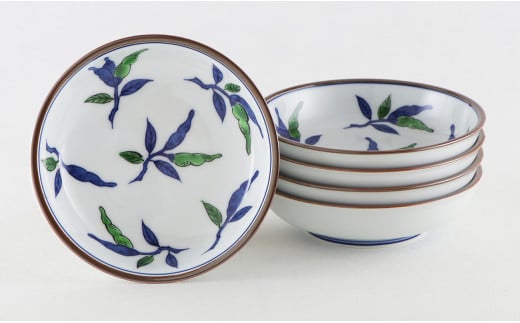 源右衛門窯 染錦胡椒絵 鉢 器 食器 取鉢 小鉢 サラダ鉢 有田