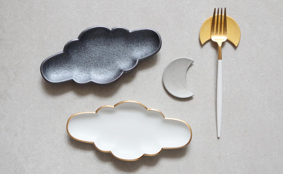 【大人気】 有田焼 Cloud×Moon 4点セット 【まるふく】 有田焼