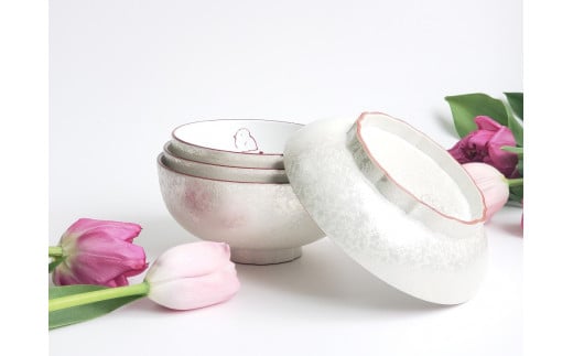 ARITAYAKI MUTSU アニマル輪花碗セット A70-113