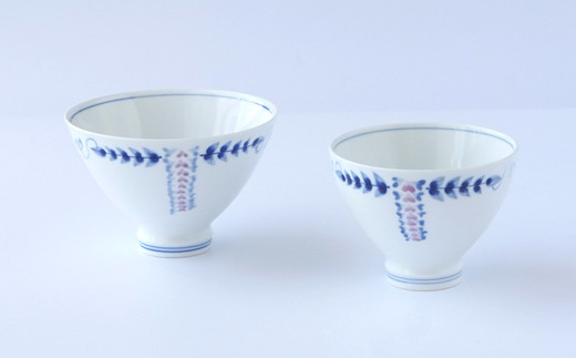有田焼～つよい器～お茶わん大小2個セット 【匠 Takumi 】茶