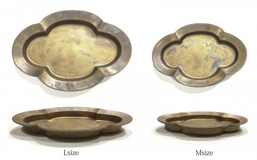 金泥 木瓜皿 L/ Mセット（各1枚） 24to3 西富陶磁器 有田焼 化