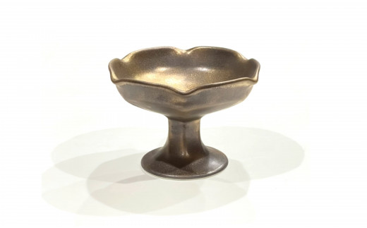 有田焼 金泥高台デザートカップ 2個セット 24to3 西富陶磁器 