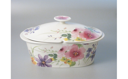 アウトレット 有田焼 熱々のまま食卓へ「UTSUWA美」花かれん