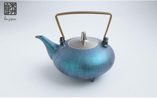 有田焼 麟 Lin 屠蘇器セット (Emerald / Blue & Purple & Green)【金照