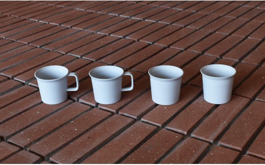 1616/ TY Coffee Cup Gray 4個セット【1616/arita japan】有田焼 食器 カ