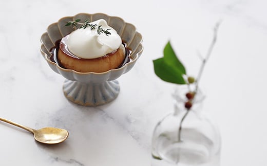 有田焼 シャーベットグレー デザートカップ ヤマト陶磁器 A