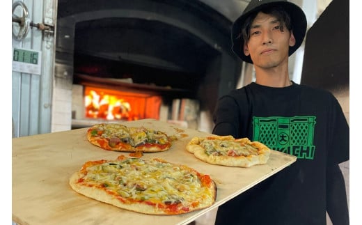 大吉村 ピザ作り+アグリ体験チケット 5名様 V90-1