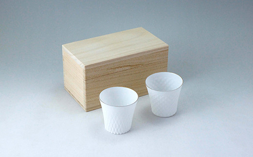 やま平窯元 エッグシェル MONYOU ぐい呑み 魚子（ななこ）・