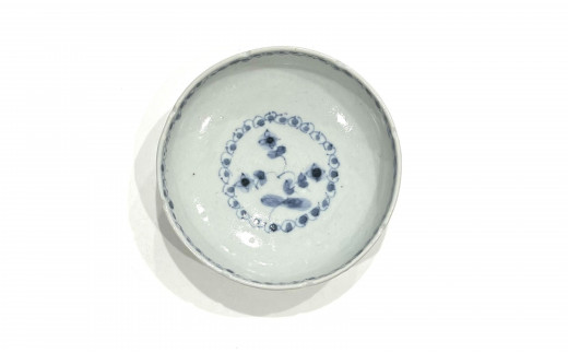 有田焼 工房禅 横田翔太郎 染付 すみれ 縁切深皿 初期伊万