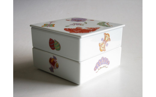 ARITA PORCELAIN LAB(アリタポーセリンラボ) 宝づくし・二段重 有