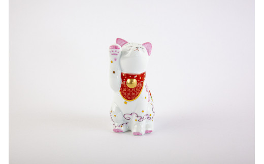 有田焼 招福猫 miw 撫子 子【賞美堂本店】オブジェ 置物 招