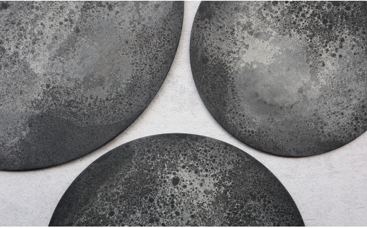 有田焼 moonsurfaceplate (L/M/S) 3枚組 フラットプレート ３枚セッ