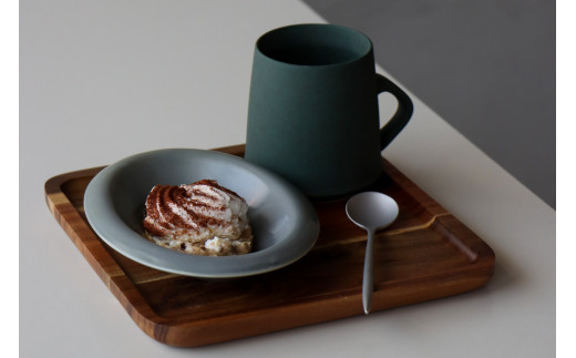 有田焼 with glaze Oval Bowl Sサイズ グレー2色セット オーバル 