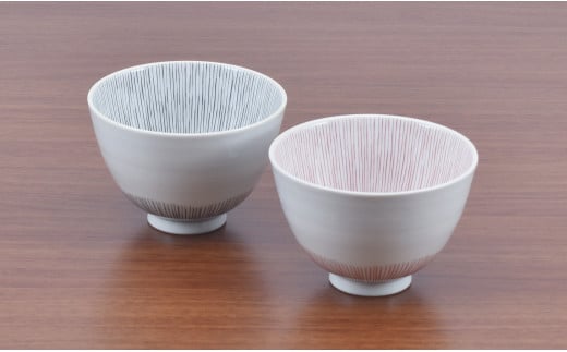 有田焼 かわいい花柄のお茶碗 ペアセット まるぶん お茶碗 