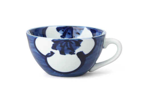 源右衛門窯 染付梅絵 スープ碗 有田焼 器 食器 皿 デザート