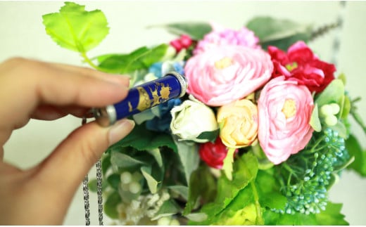 有田焼 万華鏡 香蘭社「メリーゴーランド(るり）」ペンダ