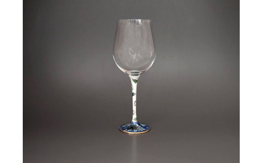 有田焼 ハイレッグ ペアワイングラス (小) 赤葡萄 / 青葡萄