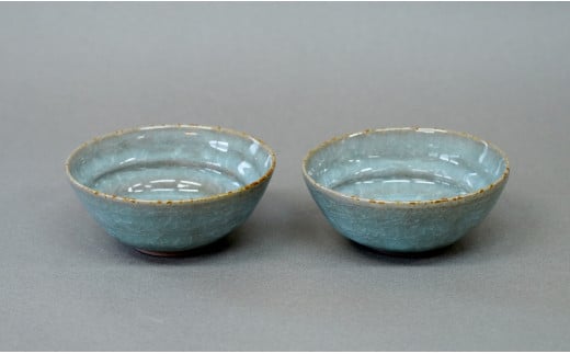 有田焼 貫入4寸（12cm）小鉢2個セット 青磁 食器 鉢 うつわ 