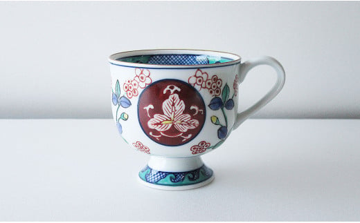 有田焼 古伊万里草花紋 珈琲碗皿 【篠英陶磁器オリジナル