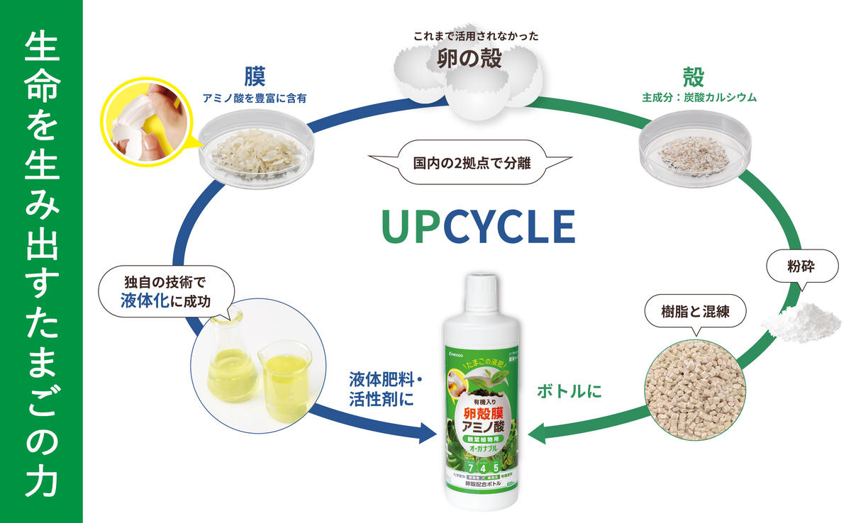 「たまごの液肥」オーガナブル (観葉植物用) 800ml 2本セット