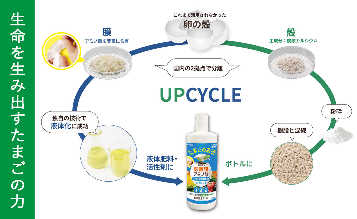「たまごの液肥」オーガナブル 800ml (バラ・花用) 2本セット