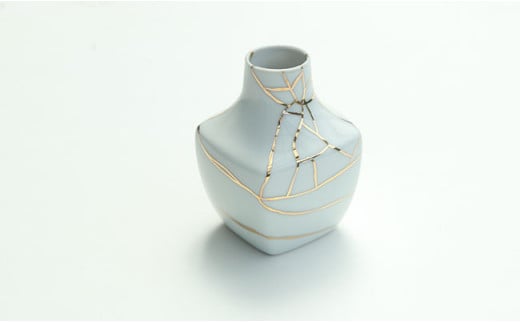 ジェレミー 花瓶 ～Gold line～ 忘れな草シリーズ A40-93