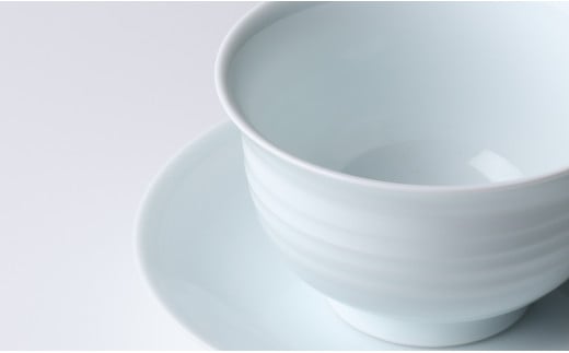 有田焼 白磁珈琲碗【佳秀窯 西山正作 】器 うつわ カップ＆