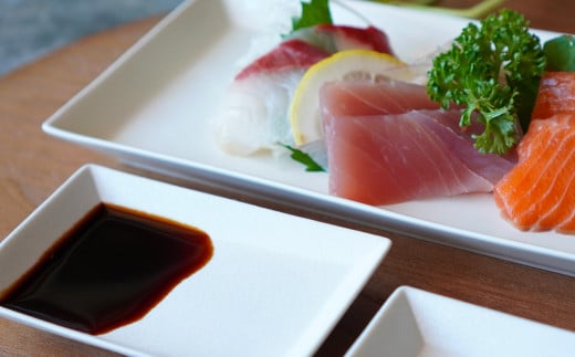 【アウトレット】金善製陶所 プレート 醤油小皿 3点セット 